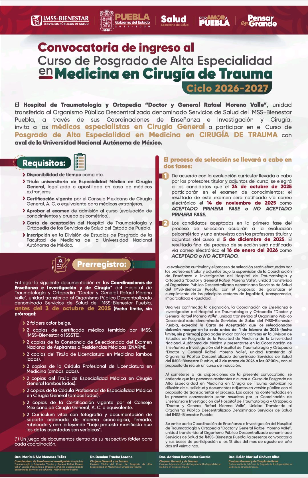 Cursos en Cirugía de Trauma en Puebla